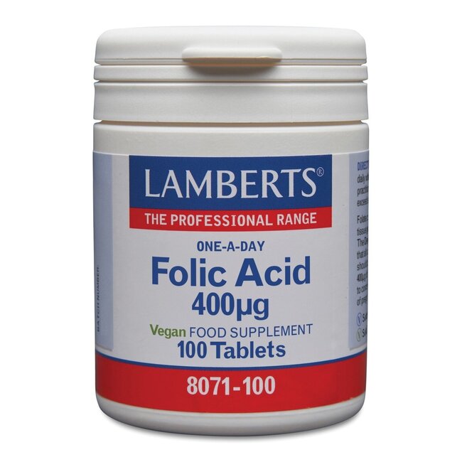 Lamberts Witamina B11 400 µg (kwas foliowy) 100 tabletek