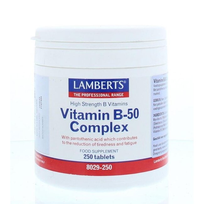 Lamberts Complesso di Vitamine B50 250 Compresse