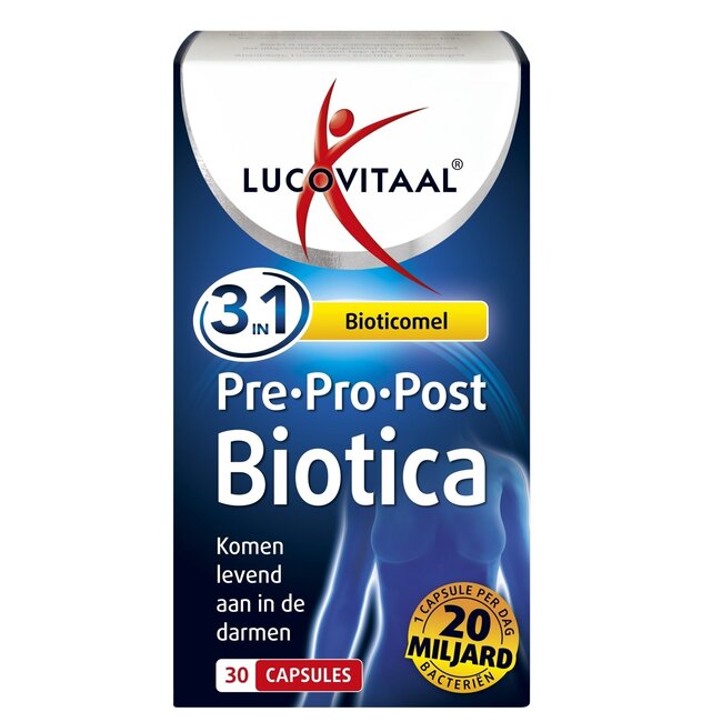Lucovitaal Pre pro post biotiques 30 capsules