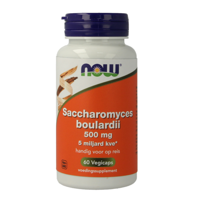 NOW Saccharomyces boulardii 500 mg 60 cápsulas vegetales