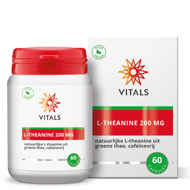 L-Teanina 200 mg 60 cápsulas vegetales