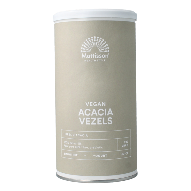 Mattisson Fibra de acacia vegana 83% 220 gramos