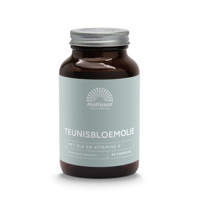 Mattisson Teunisbloemolie met vitamine E 1000mg 90 Capsules