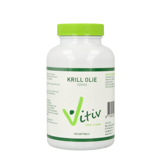 Vitiv Krill Oil 500mg Antarctic 100 Softgels
