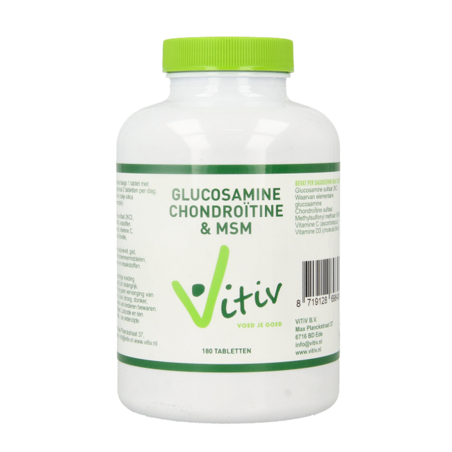 Vitiv Glucosamina condroitina MSM 180 comprimidos