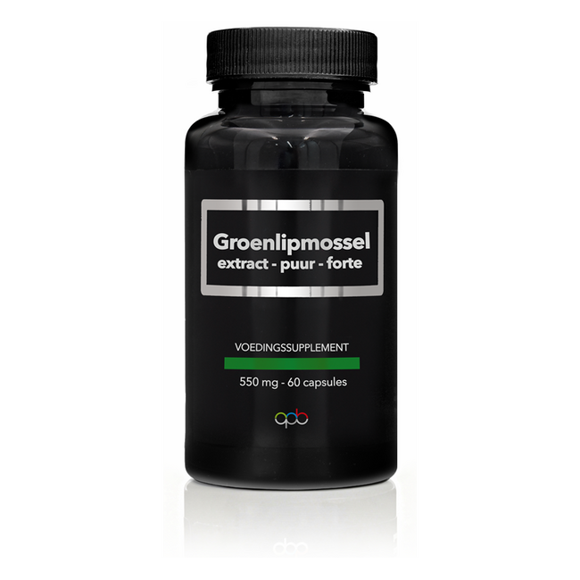 APB Holland Grünlippmuschel-Extrakt pur forte 550 mg 60 Vegetarische Kapseln