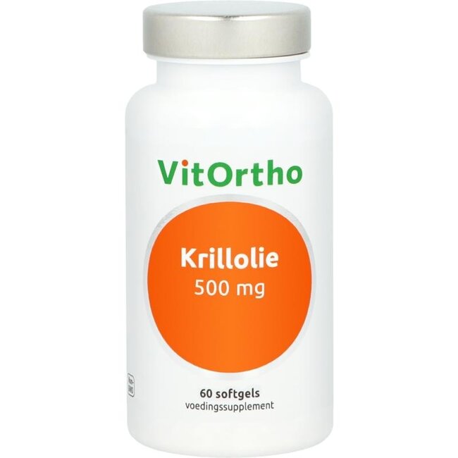 VitOrtho Krillolie 500mg 60 Softgels