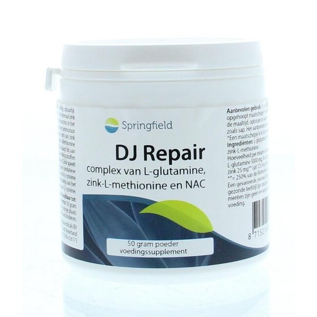 Springfield DJ Repair Glutamine/NAC/Zinc 50g