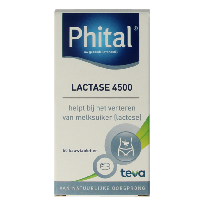 Lactase 4500 50 comprimés à croquer