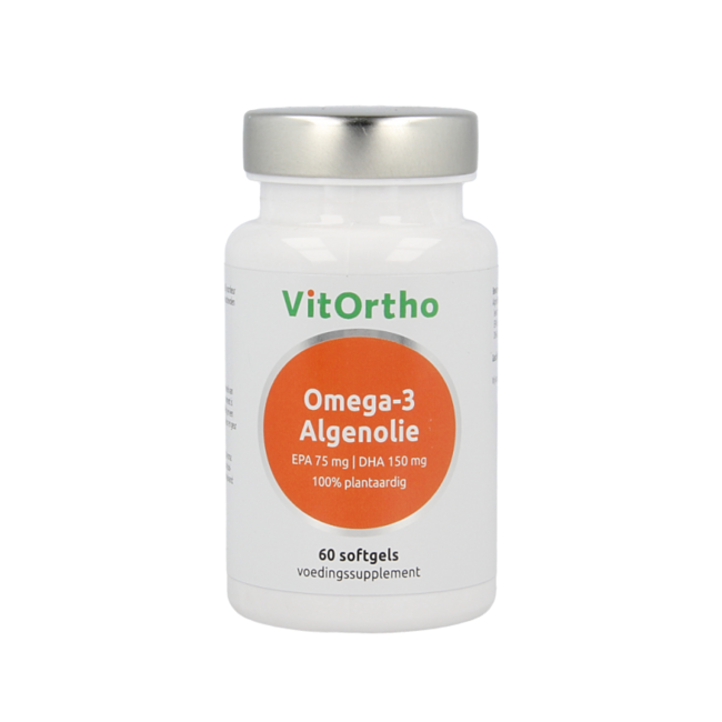 Omega-3 algenolie EPA 75mg DHA 150mg vegan 60 Vegetarische capsules