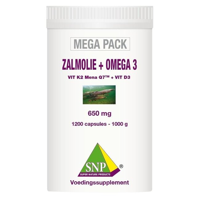 SNP Huile de saumon & oméga 3 megapack 1200 capsules