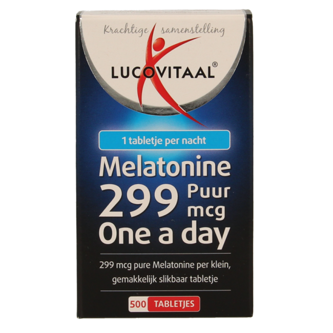 Lucovitaal Melatonina pura 0.299mg 500 Comprimidos