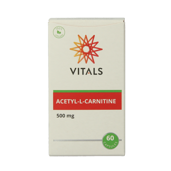 Vitals Acetil-L-Carnitina 500 mg 60 cápsulas vegetales
