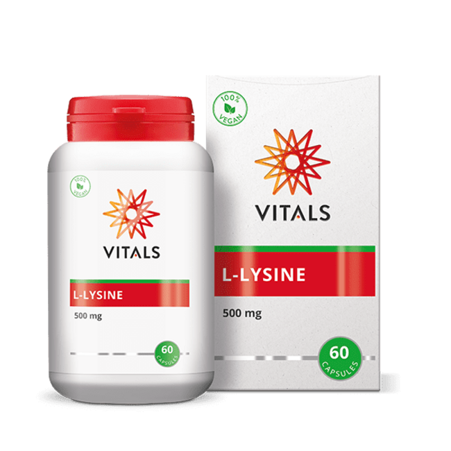 Vitals L-Lisina 500 mg 60 cápsulas vegetales
