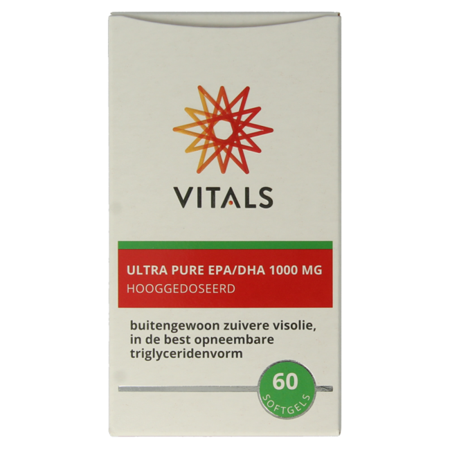 Vitals EPA/DHA Ultra pure 1000 mg 60 cápsulas blandas