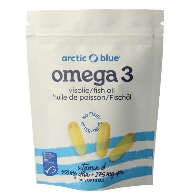 Olio di Pesce Pure Alaska MSC con Vitamina D 30 Softgel