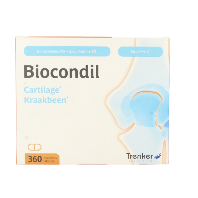 Trenker Biocondil chondroitin glucosamine with vitamin C 360 Tablets