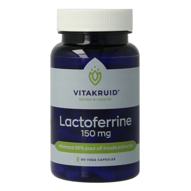 Vitakruid Latteoferrina 150 mg minimo 95% pura + Vitamina C 60 capsule vegetariane