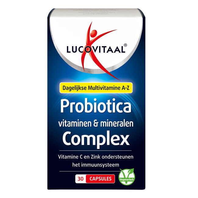 Lucovitaal complexe probiotiques, vitamines & minéraux 30 gélules
