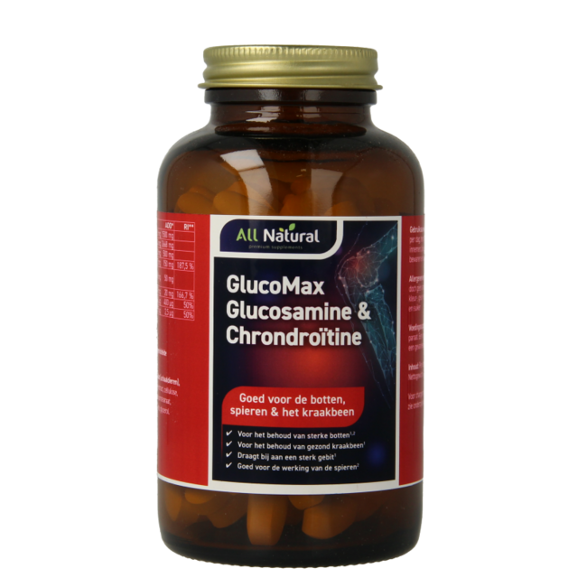 All Natural GlucoMax glucosamine & chondroïtine 120 comprimés
