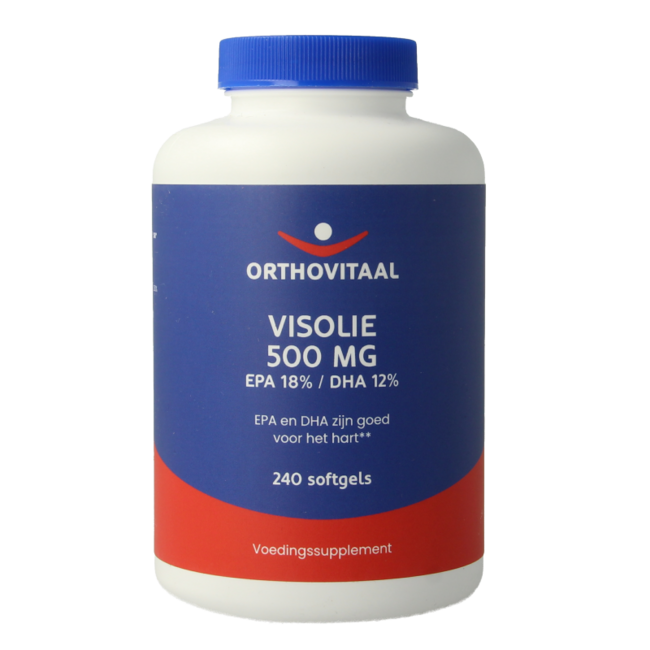 OrthoVitaal Fish Oil 500mg EPA 18% DHA 12% 240 Softgels