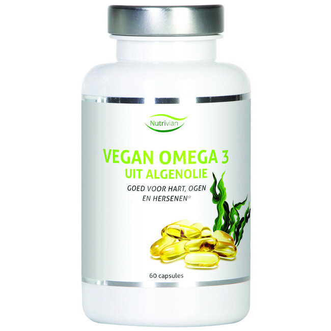 Nutrivian Vegan Omega 3 from Algae Oil 60 Capsules
