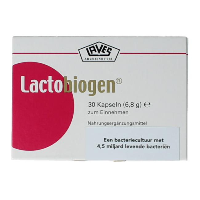 Laves Lactobiogen 30 Cápsulas