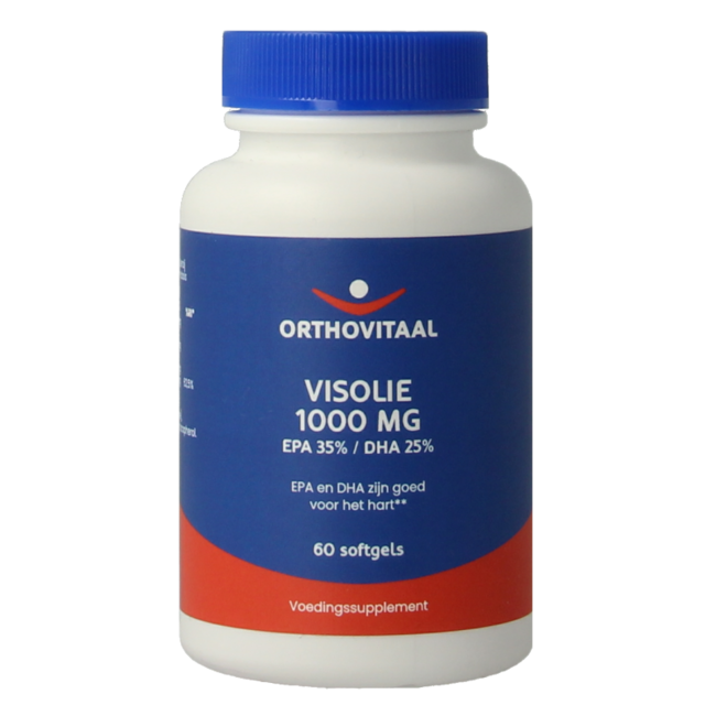 OrthoVitaal Aceite de Pescado 1000 mg EPA 35% DHA 25% 60 Cápsulas blandas