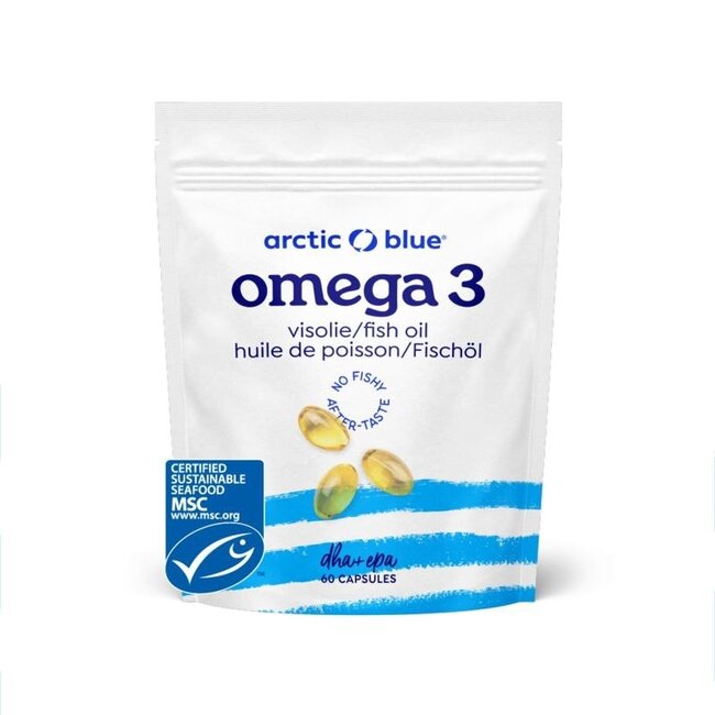 Aceite de pescado ártico puro MSC 60 cápsulas blandas