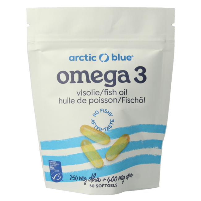Huile de poisson Pure Alaska MSC 60 capsules molles
