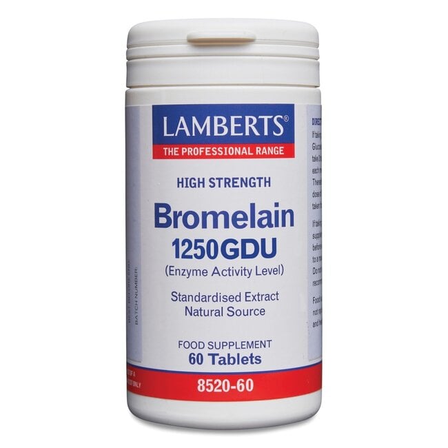 Bromelain 1250GDU 60 Tablets