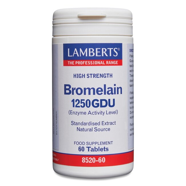 Bromelaína 1250 GDU 60 Comprimidos