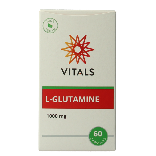 Vitals L-Glutamin 1000 mg 60 Kapseln