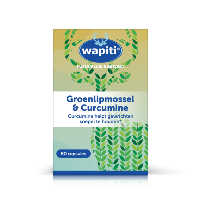 Wapiti Mejillón de Labio Verde y Cúrcuma 60 Cápsulas
