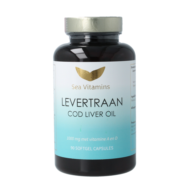 Liever Gezond Huile de Foie de Morue 90 Capsules Molles