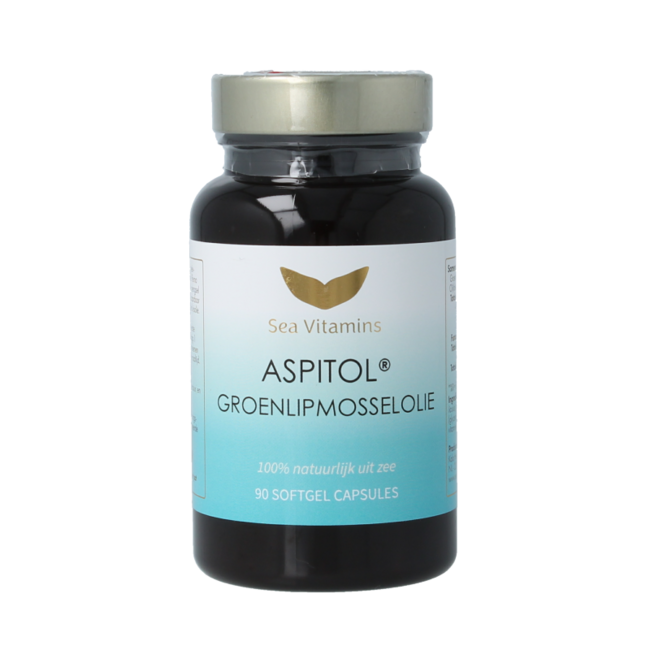 Liever Gezond Aceite de mejillón de labio verde aspitol 90 cápsulas vegetales