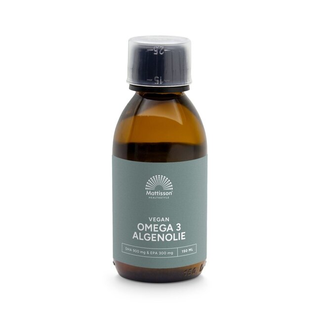 Mattisson Algenöl 1200 mg Omega DHA EPA in Triglyceridform 150 Milliliter