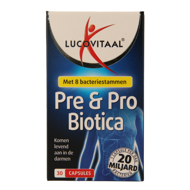 Lucovitaal Pré & probiotiques 30 gélules