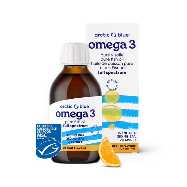 Aceite de pescado puro Omega 3 con vitamina D 150 mililitros