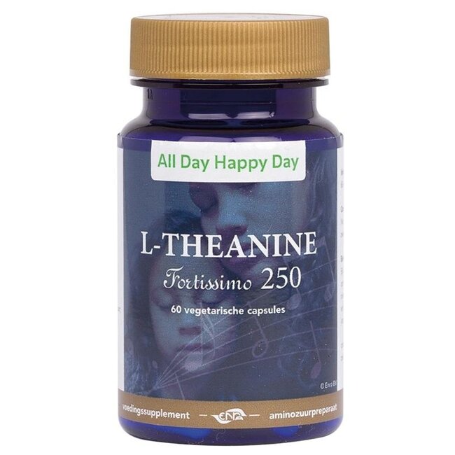 L-Teanina All Day Happy Day 250 mg, 60 kapsułek wegetariańskich