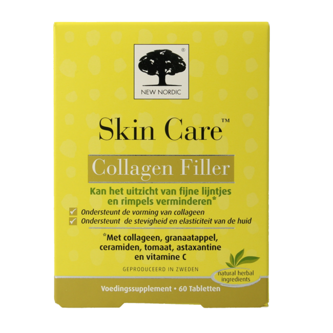 New Nordic Skin care collagen filler 60 Compresse