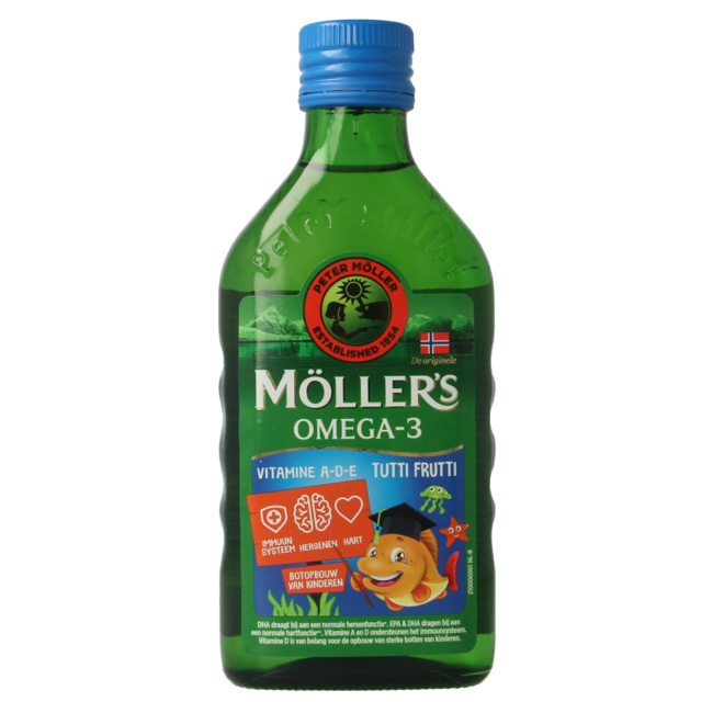 Omega-3 Cod Liver Oil Tutti Frutti 250ml
