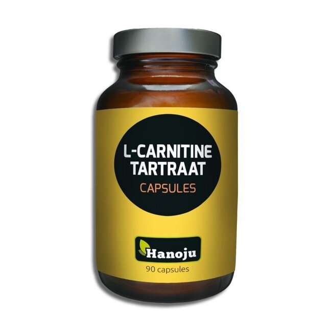 Hanoju L-Carnitine & L-Tartrate 90 Vegetarian Capsules