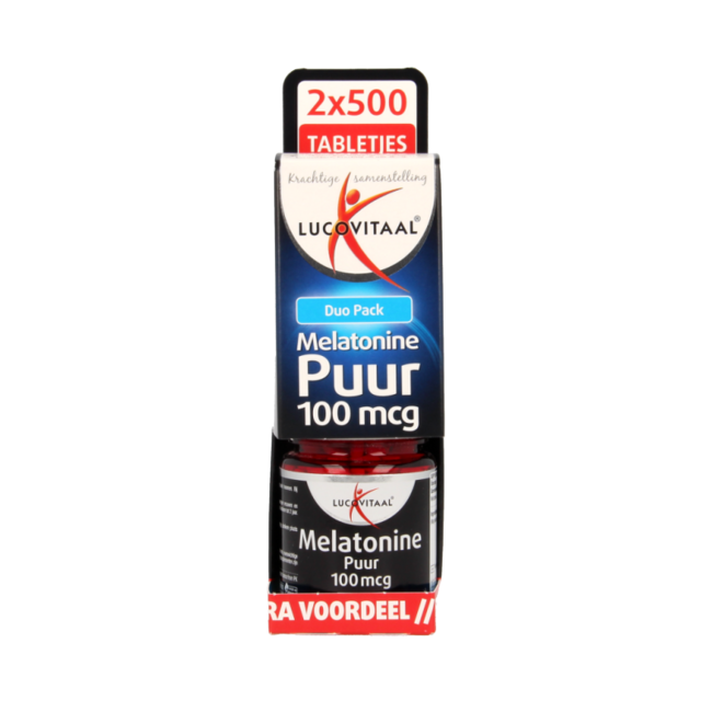 Lucovitaal Melatonin Duo 0,1 mg 2 x 500 Tabletten 1000 Tabletten