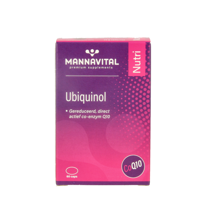 Mannavital Ubiquinol Coenzyme Q10 60 Capsules