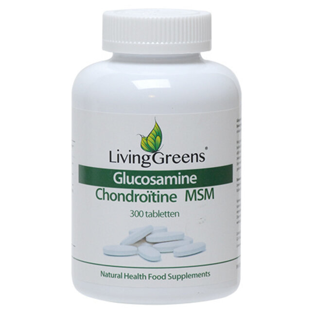 Livinggreens Glucosamina Condroitina MSM 300 comprimidos