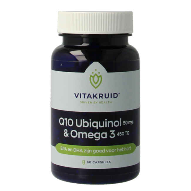 Vitakruid Q10 Ubiquinol 50 mg & Omega 3 450 TG 60 Capsules