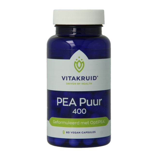 PEA Puur 400 OptiPEA Palmitoylethanolamide 60 Vegetarische capsules