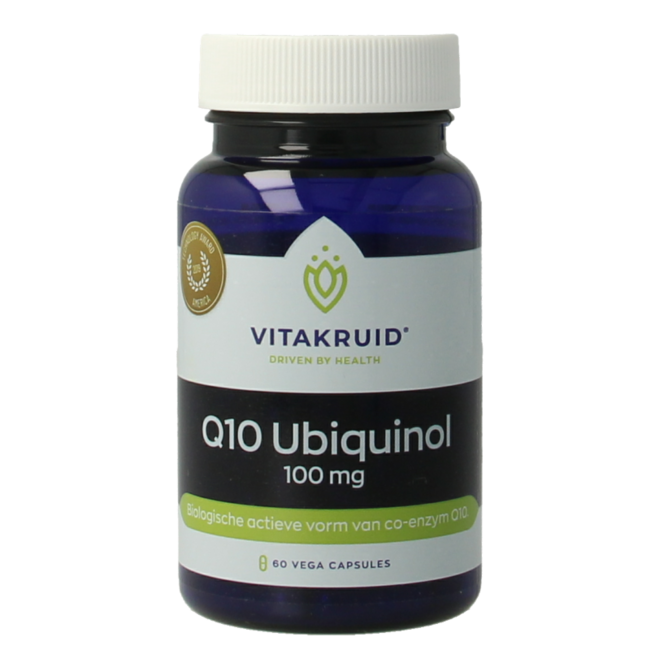 Co-Enzym Q10 Ubiquinol aktive Form Kaneka 100 mg 60 vegetarische Kapseln