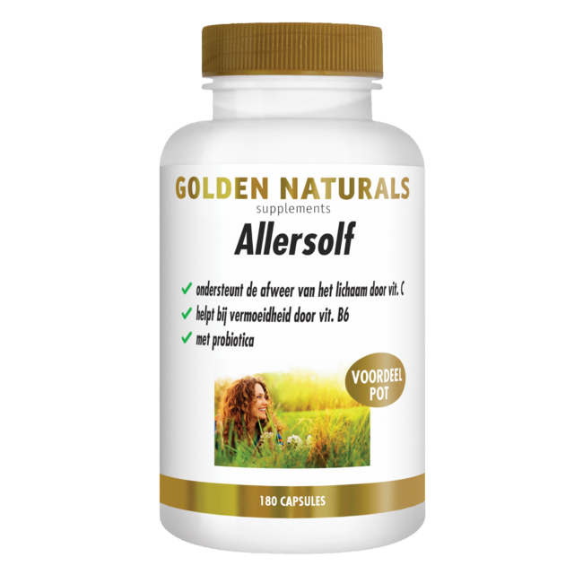Golden Naturals Allersolf 180 kapsułek wegetariańskich